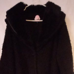 AVALIN Black sweater coat